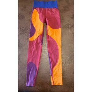 Gymshark WTFlex Seamless High Waisted Leggings in Wavy Print‎